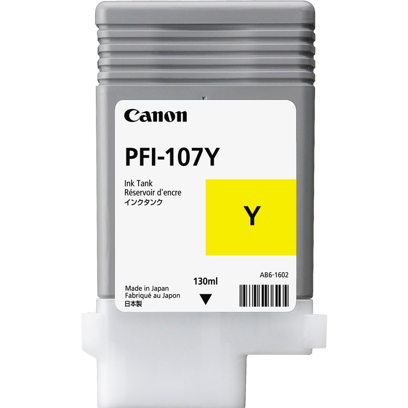 Изображение товара Оригинальный картридж Canon PFI-107Y 6708B001 желтый 130мл