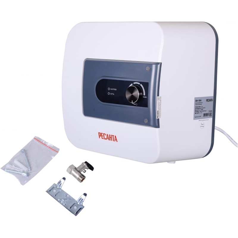 Изображение товара Водонагреватель накопительный электрический Ресанта ВН-15Н 15 л белый