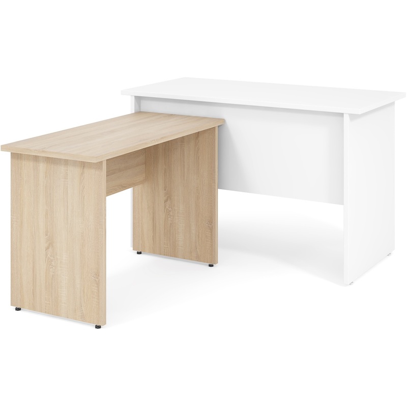 Изображение товара Стол-приставка Рондо СТП1-10 дуб альпийский 1000х452х655 мм для дома и офиса