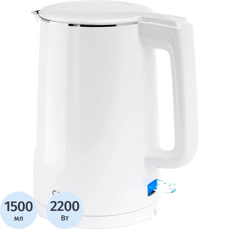 Изображение товара Чайник электрический Candy CK-102 белый (QA0060M00RU)
