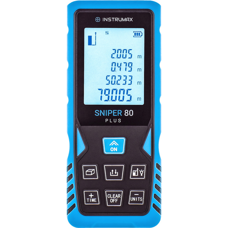 Изображение товара Лазерный дальномер Instrumax Sniper 80 Plus с Bluetooth и функциями измерения