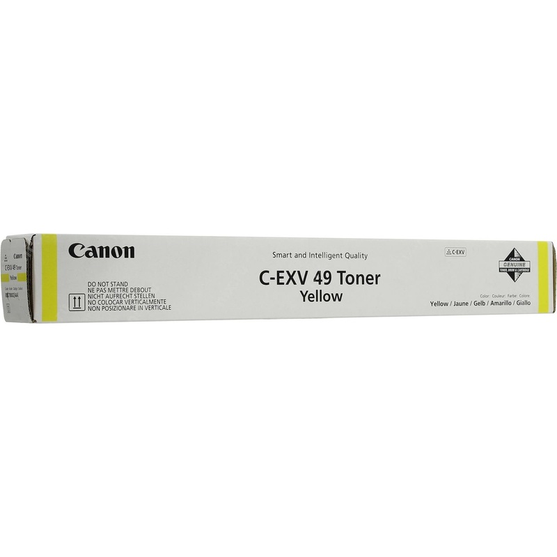 Изображение товара Картридж лазерный Canon C-EXV49 8527B002 желтый оригинальный для imageRUNNER