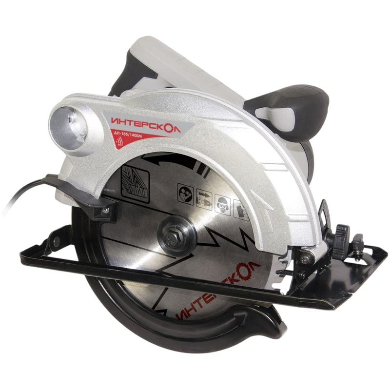 Изображение товара Дисковая пила Интерскол ДП-185/1400М мощность 1400 Вт диск 185 мм