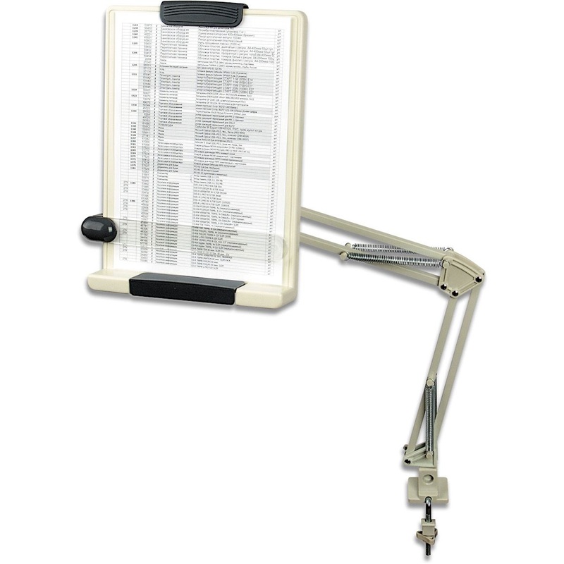 Изображение товара Держатель для бумаг А4 ProfiOffice HD-3LA на струбцине (серый, 210х295 мм)