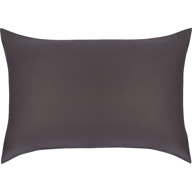 Изображение товара Наволочка Tkano Essential 50x70 см хлопок серая набор 2 шт премиальный сатин