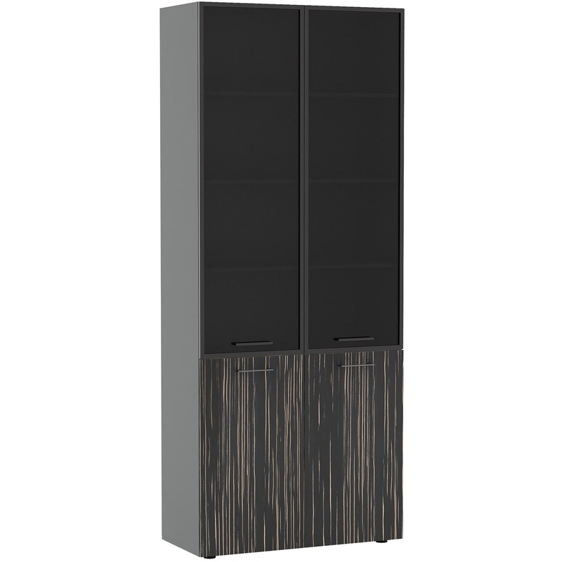 Изображение товара Шкаф для бумаг SS Dali DLI37250021 эбен антрацит мебель для офиса документов