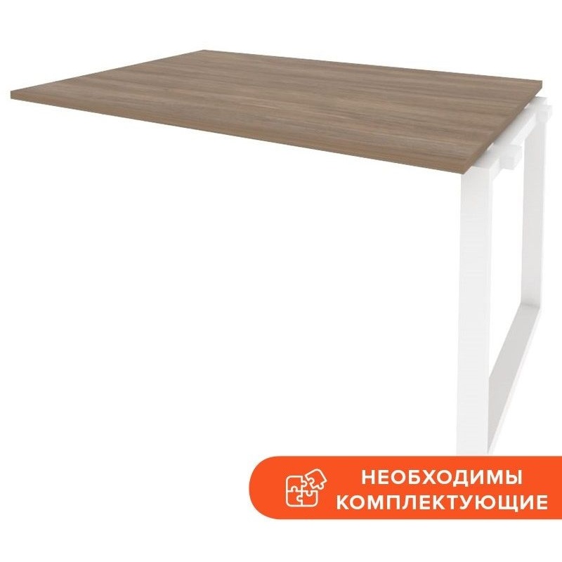 Изображение товара Элемент стола для переговоров Onix-O O.MO-NPRG-3 дуб аризона белый 1380х980х750 мм