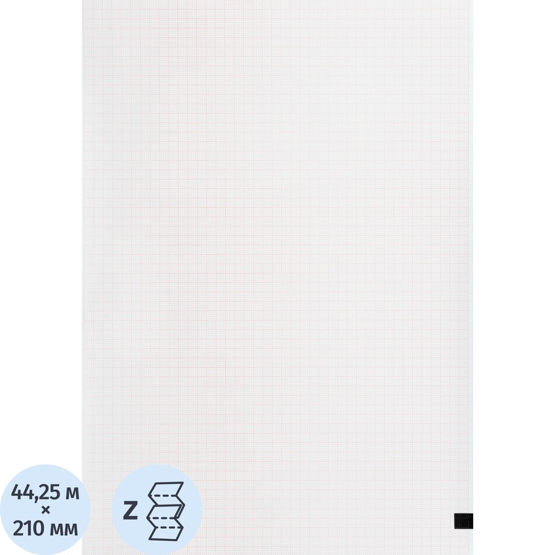 Изображение товара Лента тепловая регистрационная для ЭКГ Регистрон HelliGE Mac1200 210х295 мм