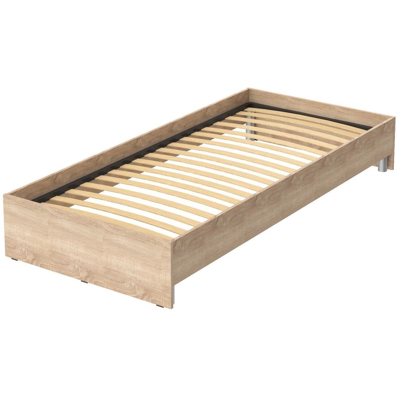 Изображение товара Кровать односпальная KANN дуб сонома светлый (940х2040 мм)