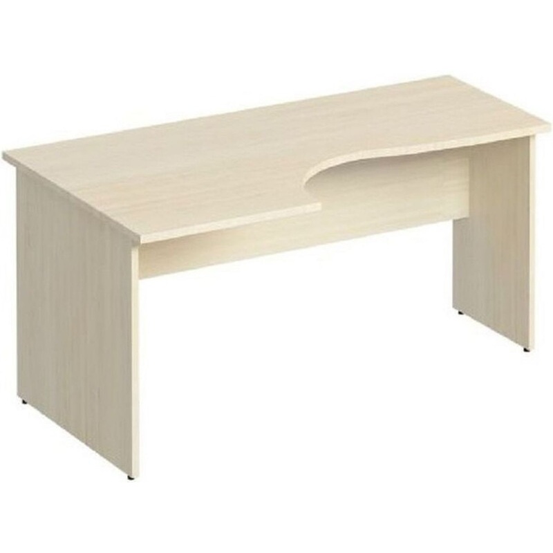 Изображение товара Эргономичный стол К.133 ДШ левый дуб шамони 1600х900х750 мм