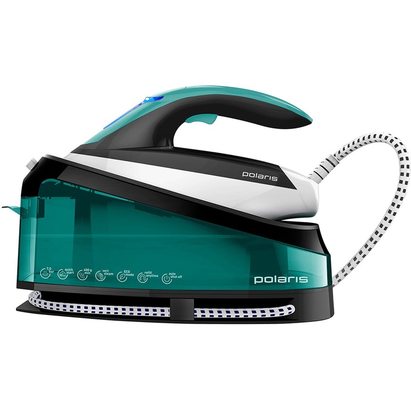 Изображение товара Парогенератор Polaris PSS 7510K с уценкой, зеленый, 3000 Вт