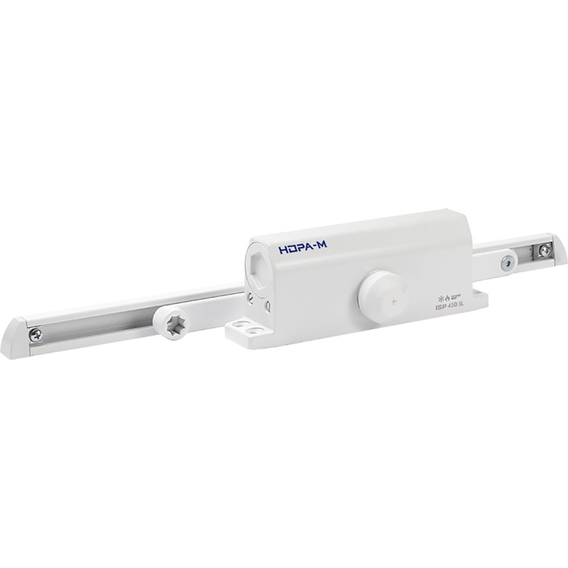 Изображение товара Доводчик дверной Isparus SL 450 до 150 кг белый для автоматизации дверей