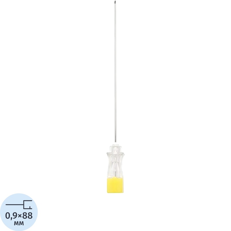 Изображение товара Игла спинальная KD-Fine Квинке 20G 0.9х88 мм 50 шт безопасная стерильная