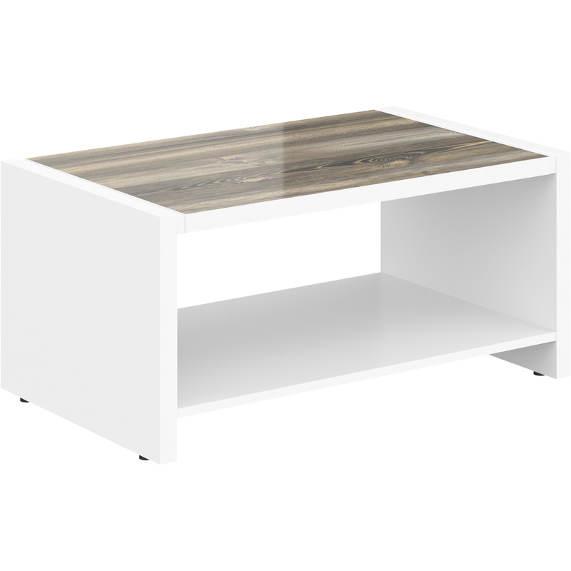 Изображение товара Стол журнальный Morris MCT 106 (дуб базель/белый, 1000х600х470 мм)