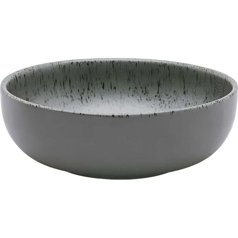 Изображение товара Салатник керамический Oxford Flat Shape Gray 16 см 600 мл серый