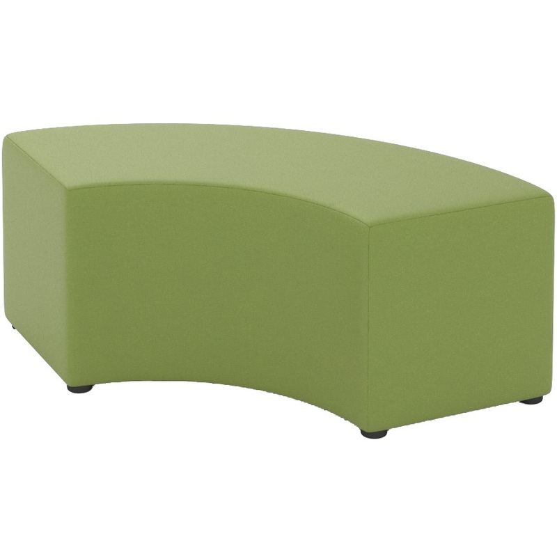 Изображение товара Модуль угловой диван Tetris бледно-зеленый искусственная кожа 900х900х450 мм