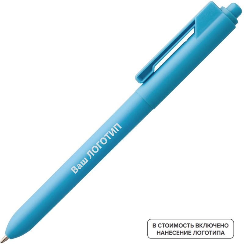 Изображение товара Ручка шариковая автоматическая Hint синий корпус 200 штук упаковка