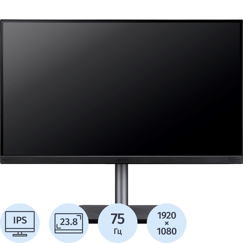 Изображение товара Монитор 23.8 Acer Vero CB243YEbemipruzxv чёрный (UM.QB3CD.E01)