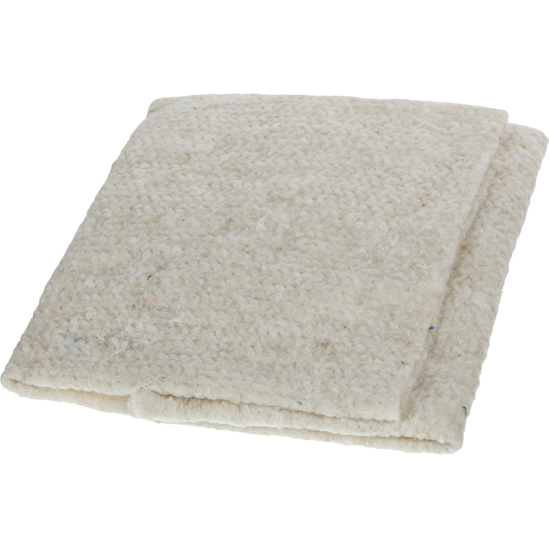 Изображение товара Тряпка для пола 50x60 см хлопок 180 г/кв.м белая