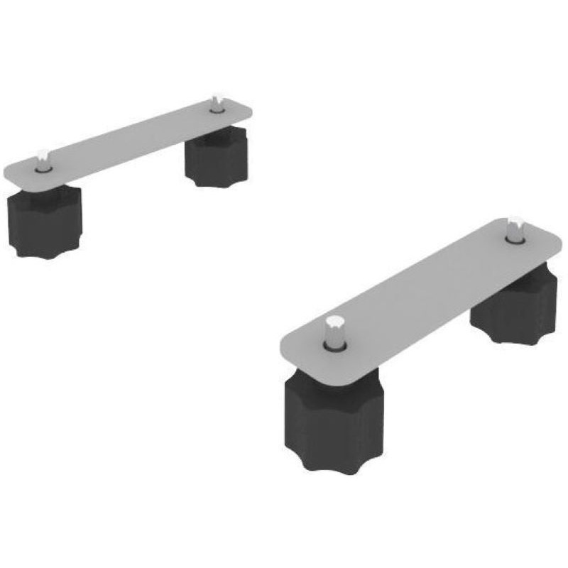 Изображение товара Соединительный элемент для мобильного стола из металла серый 130х30 мм