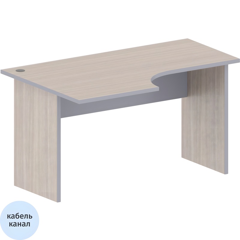 Изображение товара Эргономичный левый стол Комус Мебель Easy Business D 061.204 для офиса
