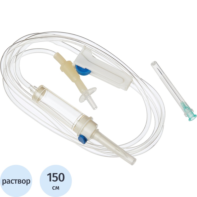 Изображение товара Система инфузионная KDM пластиковый шип длина иглы 40 мм