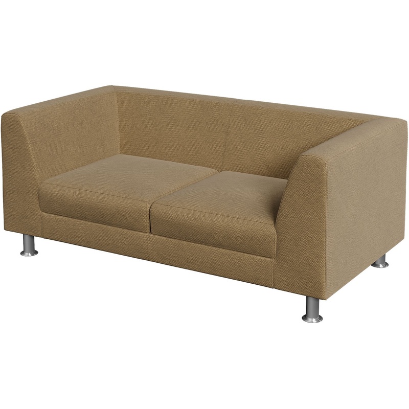 Изображение товара Двухместный диван Evolution EVO2-2 коричневый ткань современный дизайн