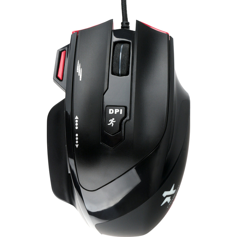 Изображение товара Игровая мышь Гарнизон GM-790G черная с 7 кнопками для правой руки