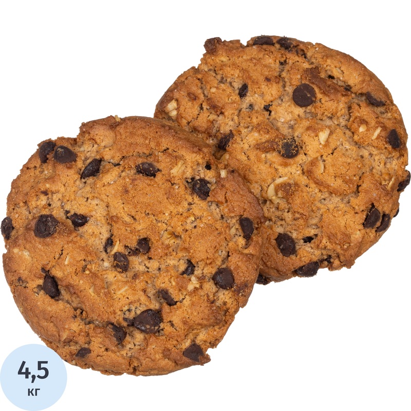 Изображение товара Печенье сдобное Яшкино с шоколадными каплями 4.5 кг
