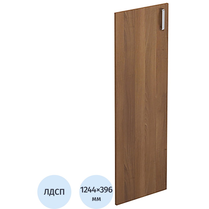 Изображение товара Дверь средняя Avance 6ФЗ.006 ЛДСП шамони тёмный с замком 396х1244 мм