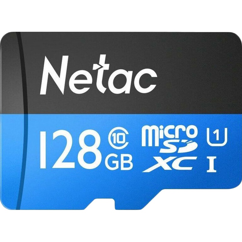 Изображение товара Карта памяти 128 ГБ microSDXC Netac P500 UHS-I U1