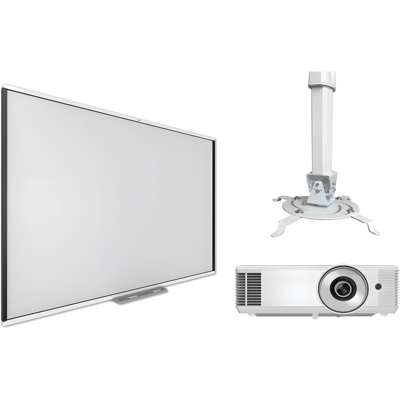 Изображение товара Комплект интерактивный доска ExellTECH SBM787V + проектор ExellTECH EXD102STW + крепление DSM-14KW