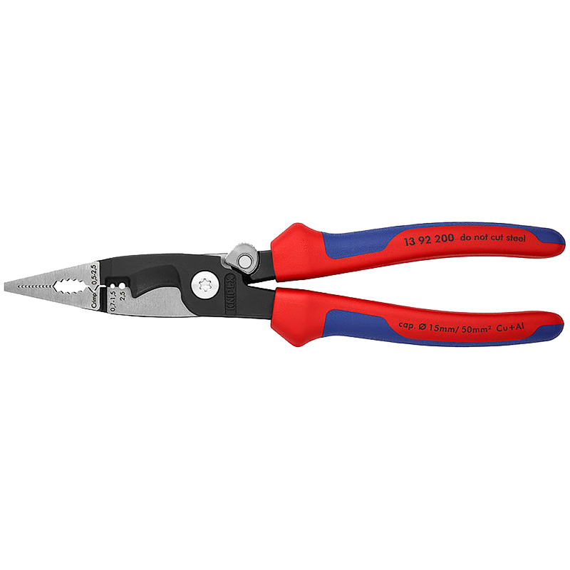 Изображение товара Многофункциональные электромонтажные клещи Knipex KN-1392200SB 6-в-1 Германия