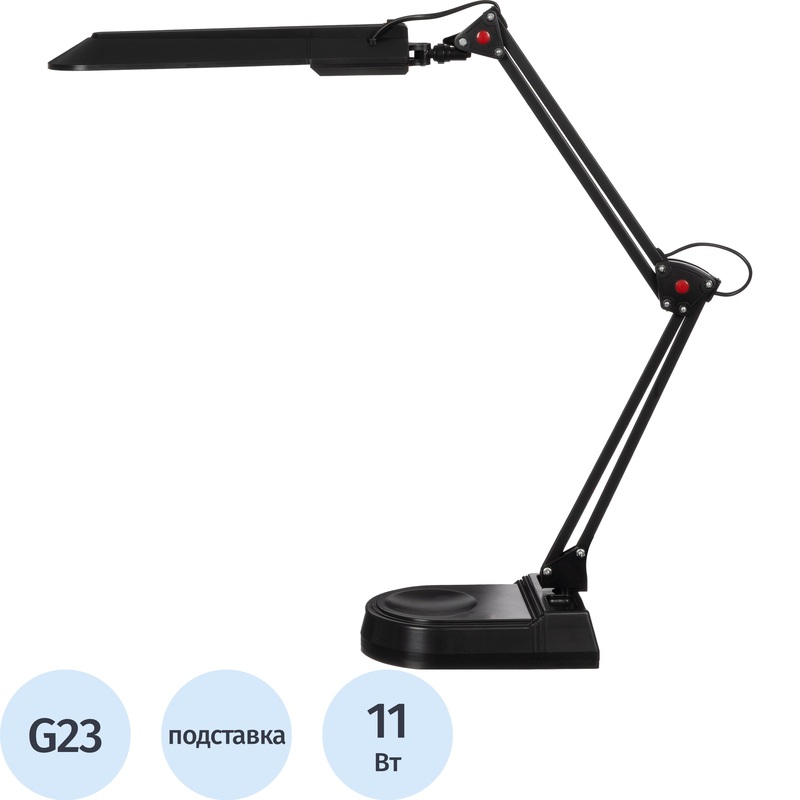 Изображение товара Настольный светильник ProMega jet 2003A черный с лампой 11 Вт