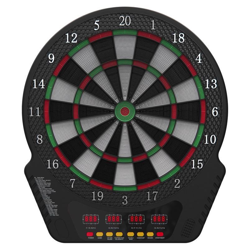 Изображение товара Электронная мишень для дартса DFC DARB06E с 27 видами игр и 4 дисплеями