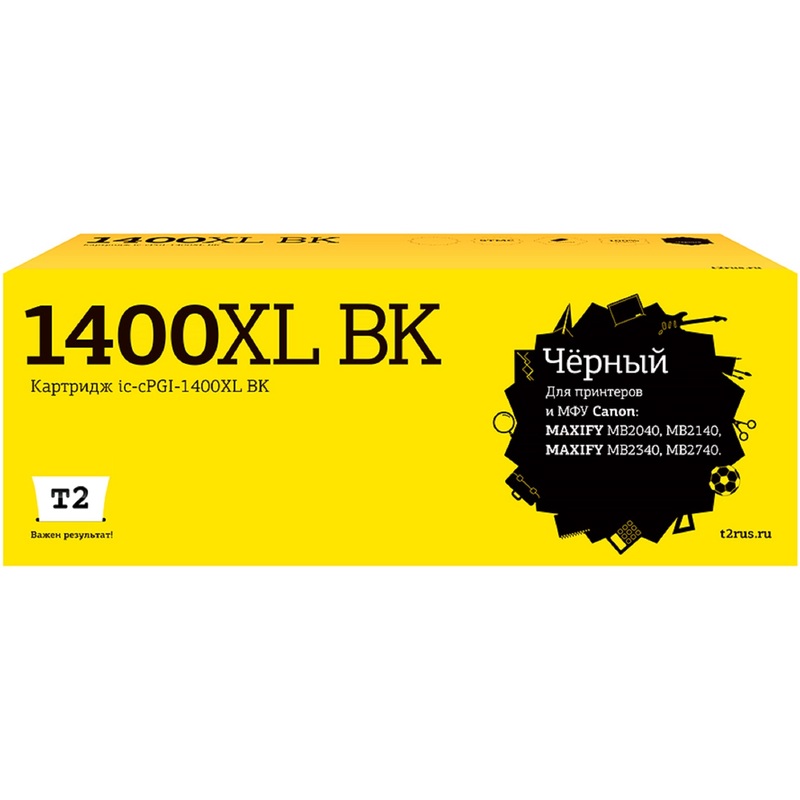 Изображение товара Картридж T2 IC-CPGI-1400XL BK для Canon черный повышенной емкости