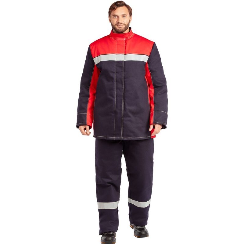 Изображение товара Костюм сварщика Арсенал КС04ОТ зимний синий красный 48-50