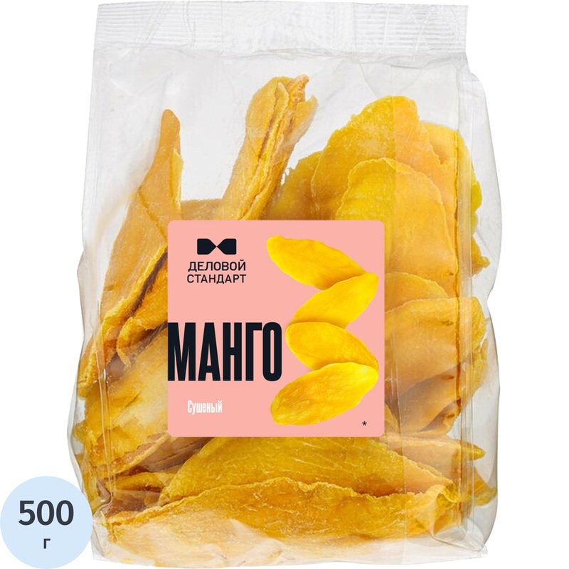 Изображение товара Манго сушёное Деловой Стандарт слайсы 500 г