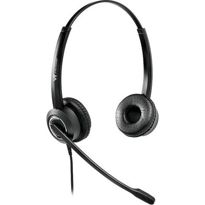 Изображение товара Гарнитура проводная VT VT6200-D с USB разъемом, накладные, черная