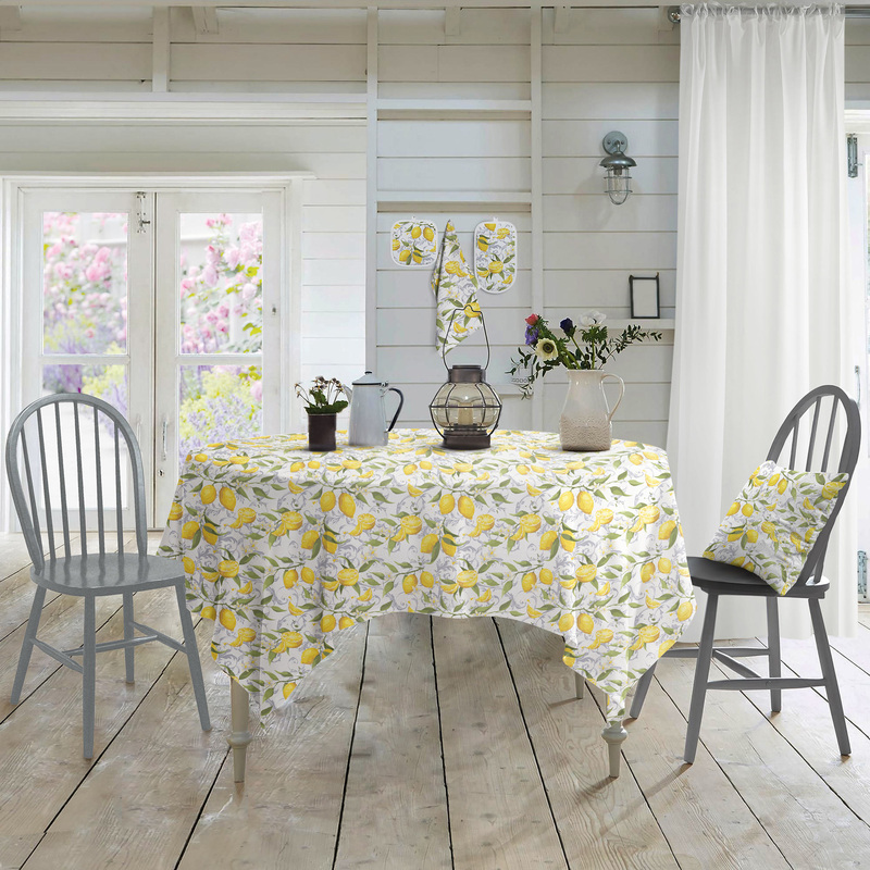 Изображение товара Скатерть круглая Самойловский Текстиль 144х144 см двунитка разноцветная