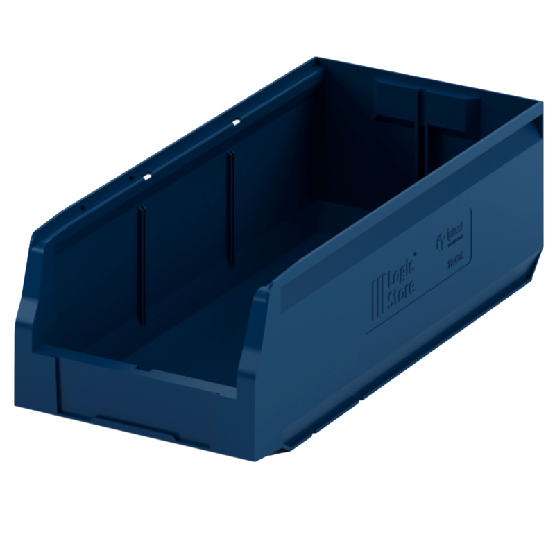 Изображение товара Ящик (лоток) универсальный полипропиленовый I Plast Logic Store 500x225x150 мм синий ударопрочный морозостойкий