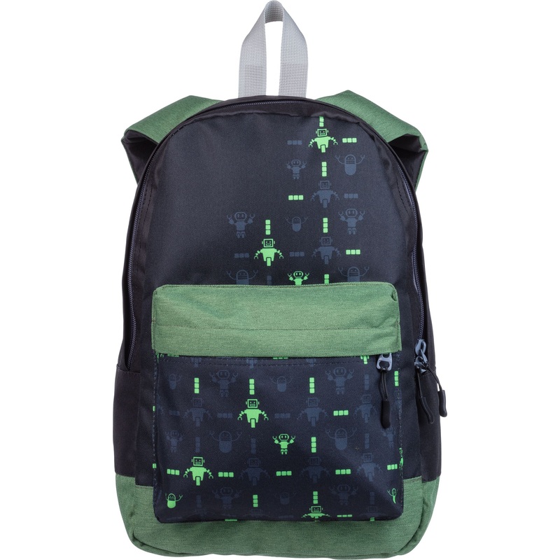 Изображение товара Рюкзак ортопедический Комус Класс Robot Паттерн черный