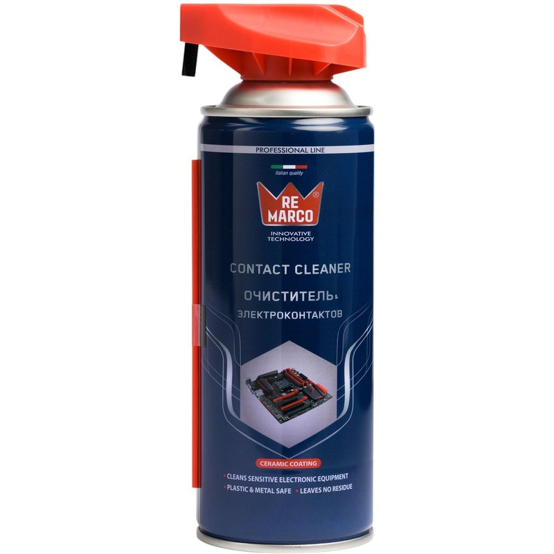 Изображение товара Очиститель электронных контактов Re Marco аэрозоль 400 мл RM-760 для электроники