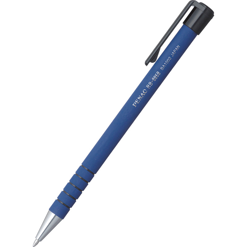 Изображение товара Ручка шариковая автоматическая Penac RB-085B BA синяя 0.35 мм бездупликатная