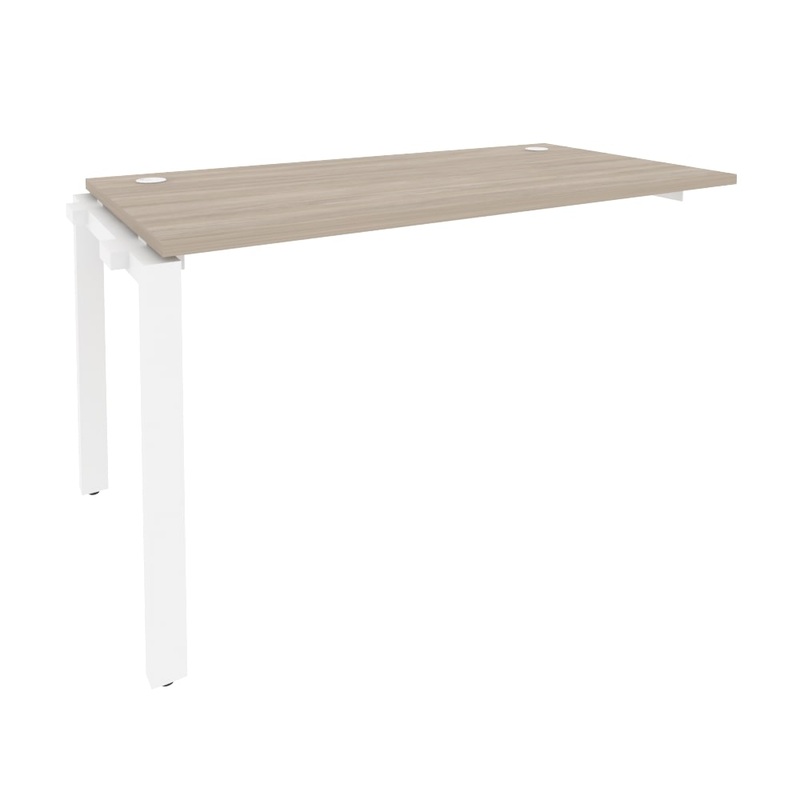 Изображение товара Элемент рабочей станции Onix-П O.MP-1.NRS-3.7 дуб аттик белый 1380х720х750 мм