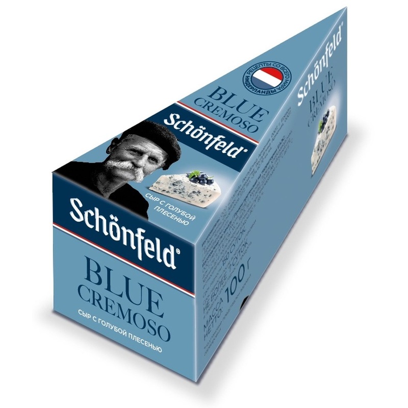 Изображение товара Сыр Blue Cremoso с голубой плесенью 50% 100 г Schonfeld