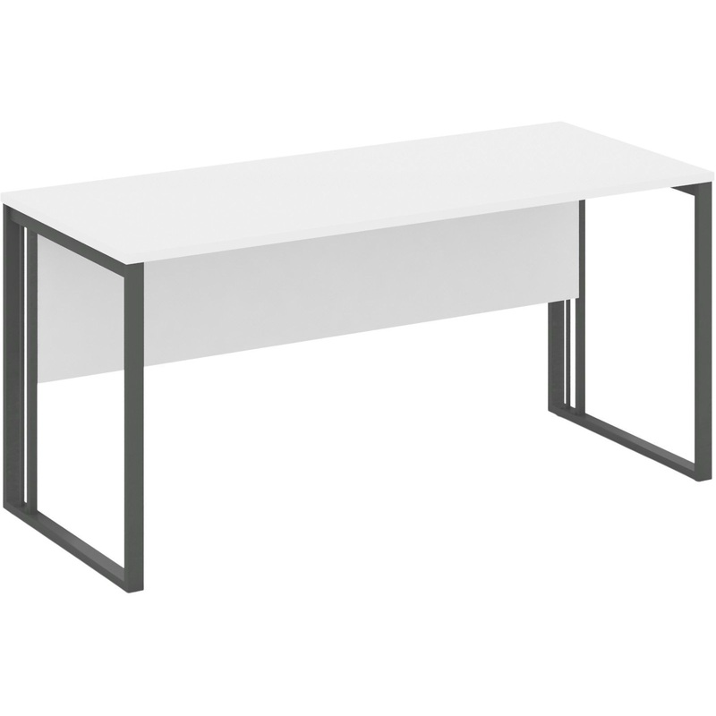 Изображение товара Стол офисный прямой Riva КМС.СП-4 белый 1580х670х750 мм