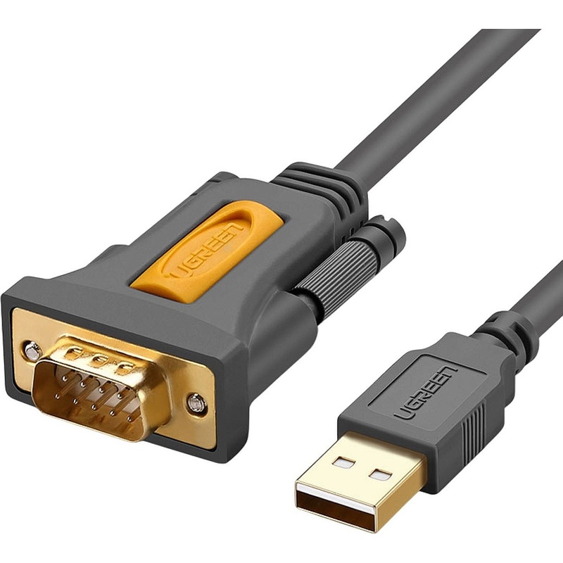 Изображение товара Переходник Ugreen CR104 USB Type-A - DB9 RS-232 длиной 2 метра