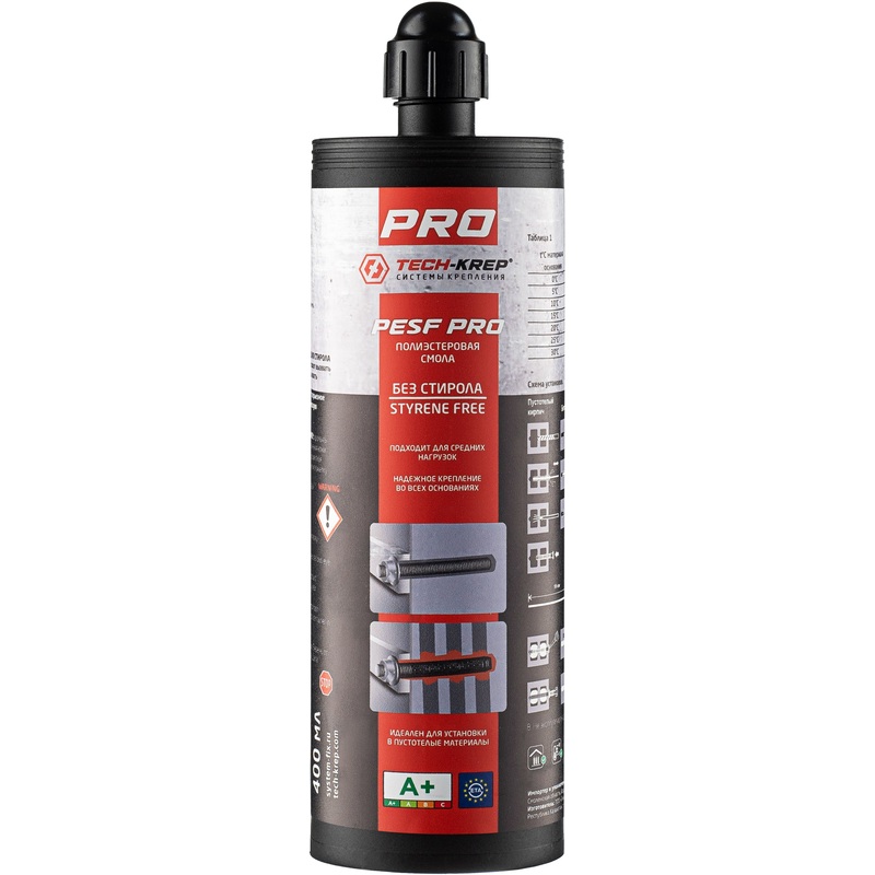 Изображение товара Анкер химический Tech-Krep 400 мл для бетона и кирпича