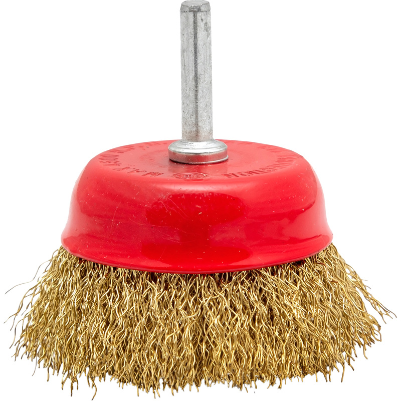 Изображение товара Щетка для дрели Vira 65 мм чашка латунь с витой проволокой